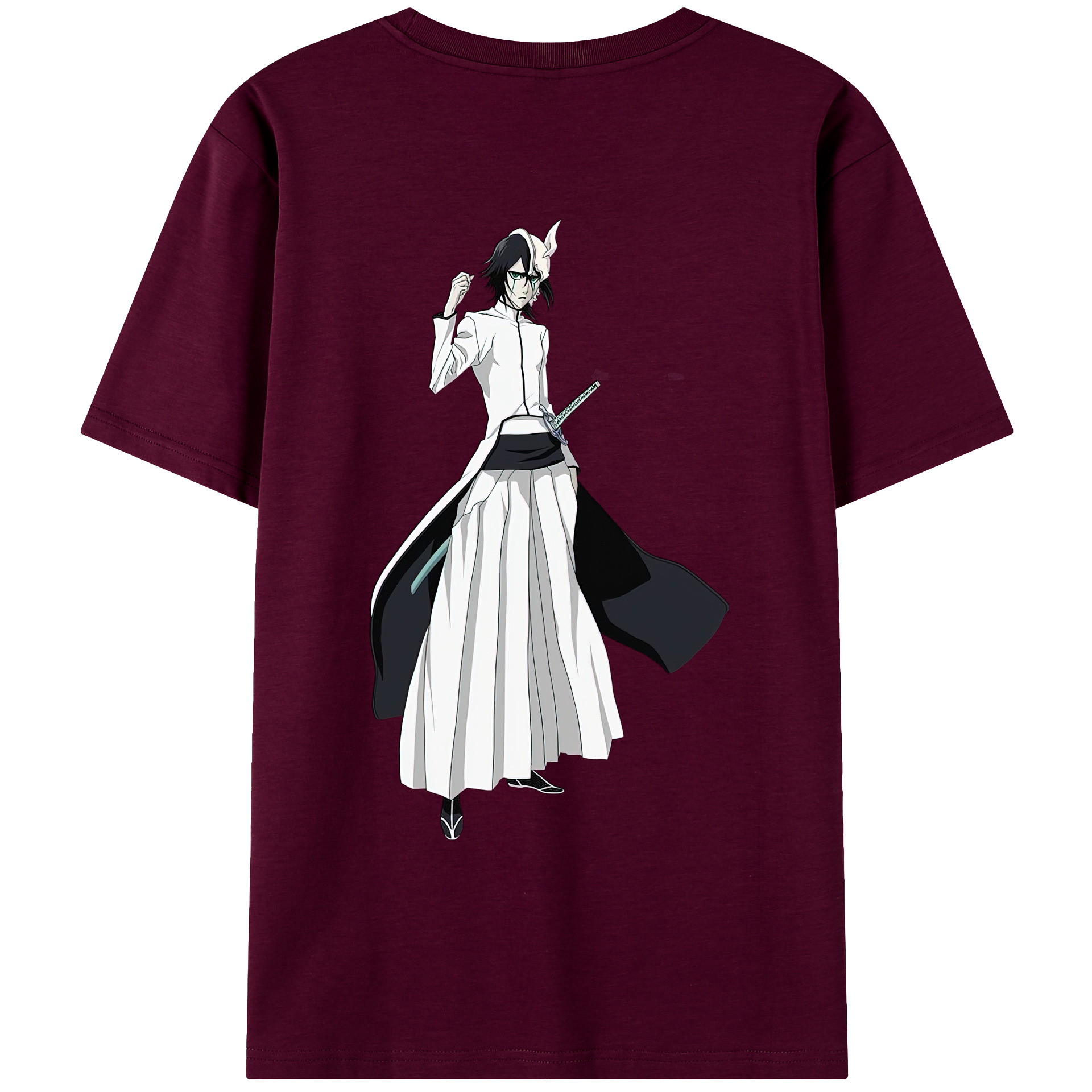 （画像用） ブリーチ ウルキオラ·シファー BLEACH Ulquiorra cifer レディース半袖Tシャツ(バックプリント)